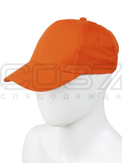 Бейсболка цвет оранжевый-1
