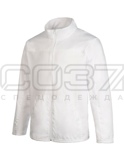 Толстовка Юнион цв.белый тк.флис-дюспо 1